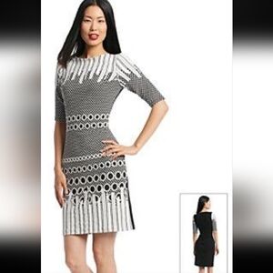 Julia Jordan Elegant Patterned Dress